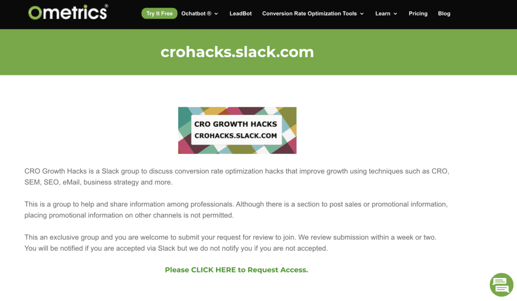 CRO Growth Hacks